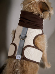 Standard Beige Quilted Turtleneck Harness GADE