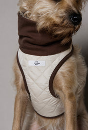 Standard Beige Quilted Turtleneck Harness GADE