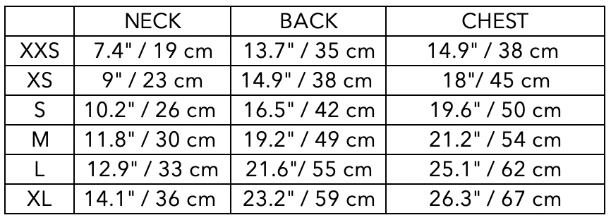 Size Guide for Italian Greyhound / Whippet Mustard Sweater with Striped Neckline and Cuffs CARSON