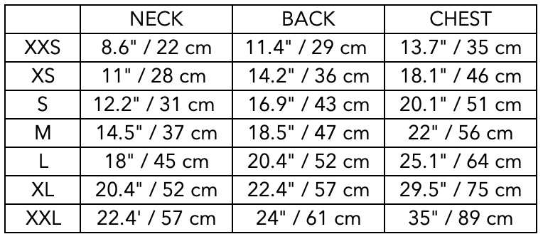 Size Guide for Heather Blue Fleece Sweater with Beige and Neon Green Neckline and Cuffs INDIGO