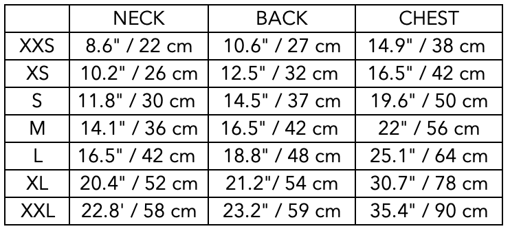 Size Guide for Basic Hoodie with Striped Sleeves PARIS