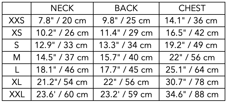 Size Guide for Green Ribbed T-shirt CLAIRE