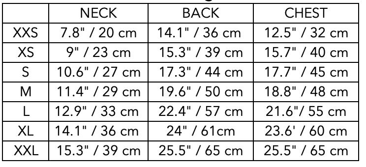 Size Guide for Italian Greyhound / Whippet Green Ribbed T-shirt CLAIRE
