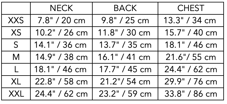 Size Guide for Terracotta Quilted Turtleneck Sweater BAGUETTE