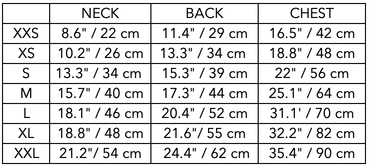 Size Guide for Metallic Lilac Bomber Jacket with Zipper OPERA