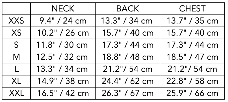 Size Guide for Italian Greyhound / Whippet Burgundy Sweater with Zipper KNIT