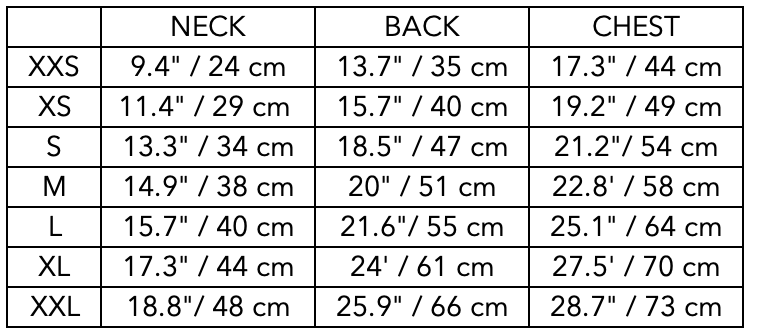 Size Guide for Italian Greyhound / Whippet Green Quilted Bomber Jacket MOSS