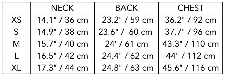 Size Guide for Human Green Quilted Bomber Jacket FLINT