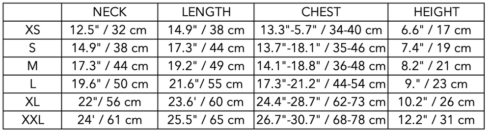 Size Guide for Beige Turtleneck Coat FAWN