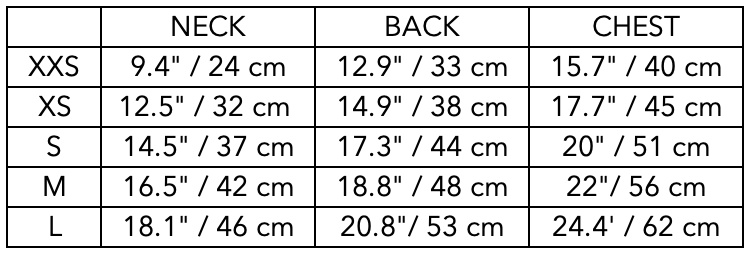 Size Guide for Dachshund Military Green Sweatshirt STONE