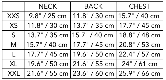 Size Guide for Italian Greyhound / Whippet High-Neck Burgundy Sweater DUSK