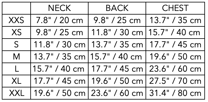 Size Guide for Standard Heather Blue Ribbed Sweater with Patches MIST