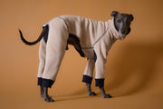 Italian Greyhound / Whippet Sand Turtleneck Jumpsuit ORLY