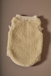 Dachshund Ivory Sherpa Vest MILAN