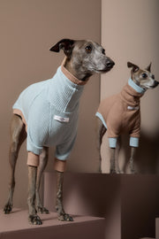 Italian Greyhound / Whippet Mokka Waffle Sweater GRAIN