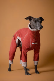 Italian Greyhound / Whippet Terracotta Turtleneck Jumpsuit ORLY