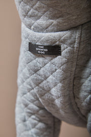 Italian Greyhound / Whippet Grey Quilted Sweater OSLO