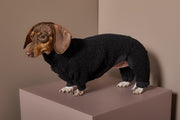 Dachshund Black Sherpa Jumpsuit Roma