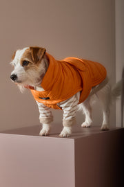 Orange Puffer Turtleneck Jacket EMBER