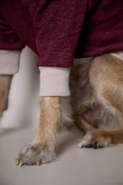 Standard High-Neck Burgundy Sweater DUSK