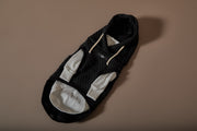 Black Textured Hooded Vest BIRCH