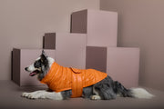 Orange Puffer Turtleneck Jacket EMBER