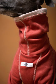 Italian Greyhound / Whippet Terracotta Turtleneck Jumpsuit ORLY