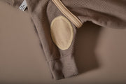 Dachshund Taupe Turtleneck Sweater CAIRO