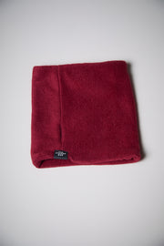 Burgundy Fleece Ring Scarf CHILL