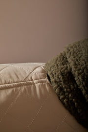 Dachshund Beige Turtleneck Coat FAWN