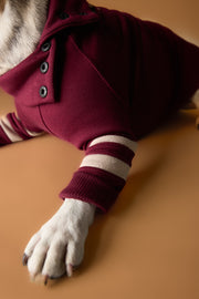 Burgundy Christmas Sweater HOHOHO