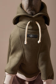 Italian Greyhound / Whippet Military Green Sweatshirt STONE