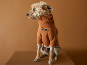 Terracotta Quilted Turtleneck Sweater BAGUETTE