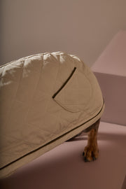 Dachshund Beige Turtleneck Coat FAWN