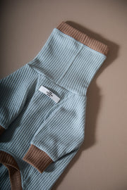 Italian Greyhound / Whippet Dust Blue Waffle Sweater GRAIN
