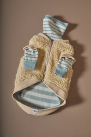 Dachshund Ivory Sherpa Vest MILAN