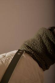 Italian Greyhound / Whippet Beige Turtleneck Coat FAWN