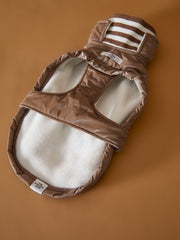 Taupe Waterproof Turtleneck Jacket RUE