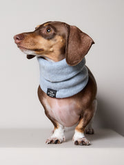 Grey Fleece Ring Scarf CHILL