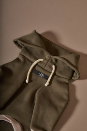 Dachshund Military Green Sweatshirt STONE