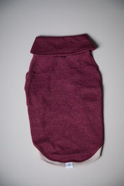 Dachshund High-Neck Burgundy Sweater DUSK