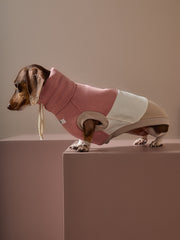 Dachshund Color-Block Turtleneck Vest SHEAR