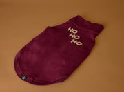 Dachshund Burgundy Christmas Sweater HOHOHO