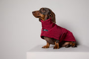 Dachshund Quilted Turtleneck Coat VELA