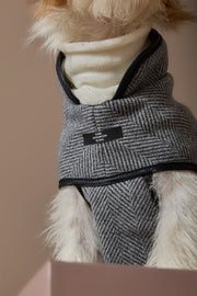 Gray Herringbone Jacket TWILL