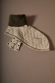 Italian Greyhound / Whippet Beige Turtleneck Coat FAWN