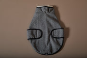 Italian Greyhound / Whippet Gray Herringbone Jacket TWILL