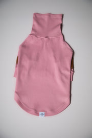 Standard Pink Ribbed Sweater with Patches MIST