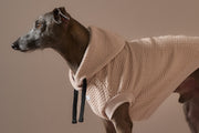 Italian Greyhound / Whippet Sand Textured Hooded Vest BIRCH