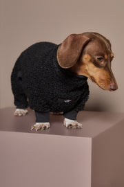 Dachshund Black Sherpa Jumpsuit Roma